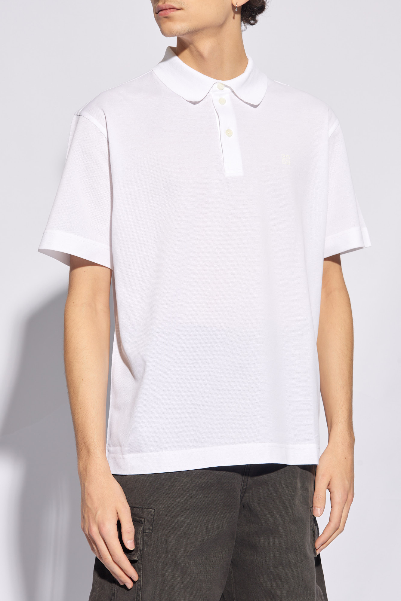 White Polo shirt with monogram Givenchy - Vitkac Canada